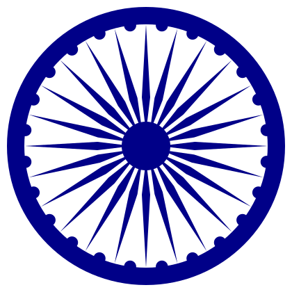 24 spokes in Ashok Chakra 