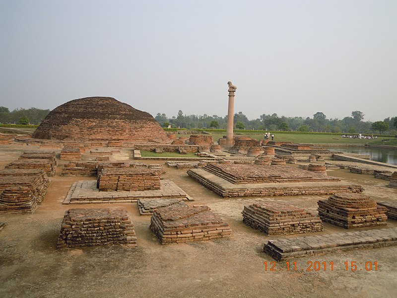 Ashoka Pillar and other remains at Vaishali
