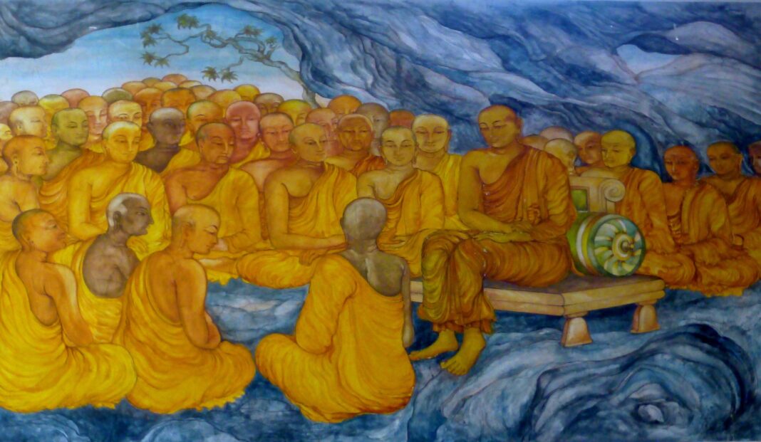 First Buddhist Council at Saptaparni Cave Rajgir (Rajgriha)