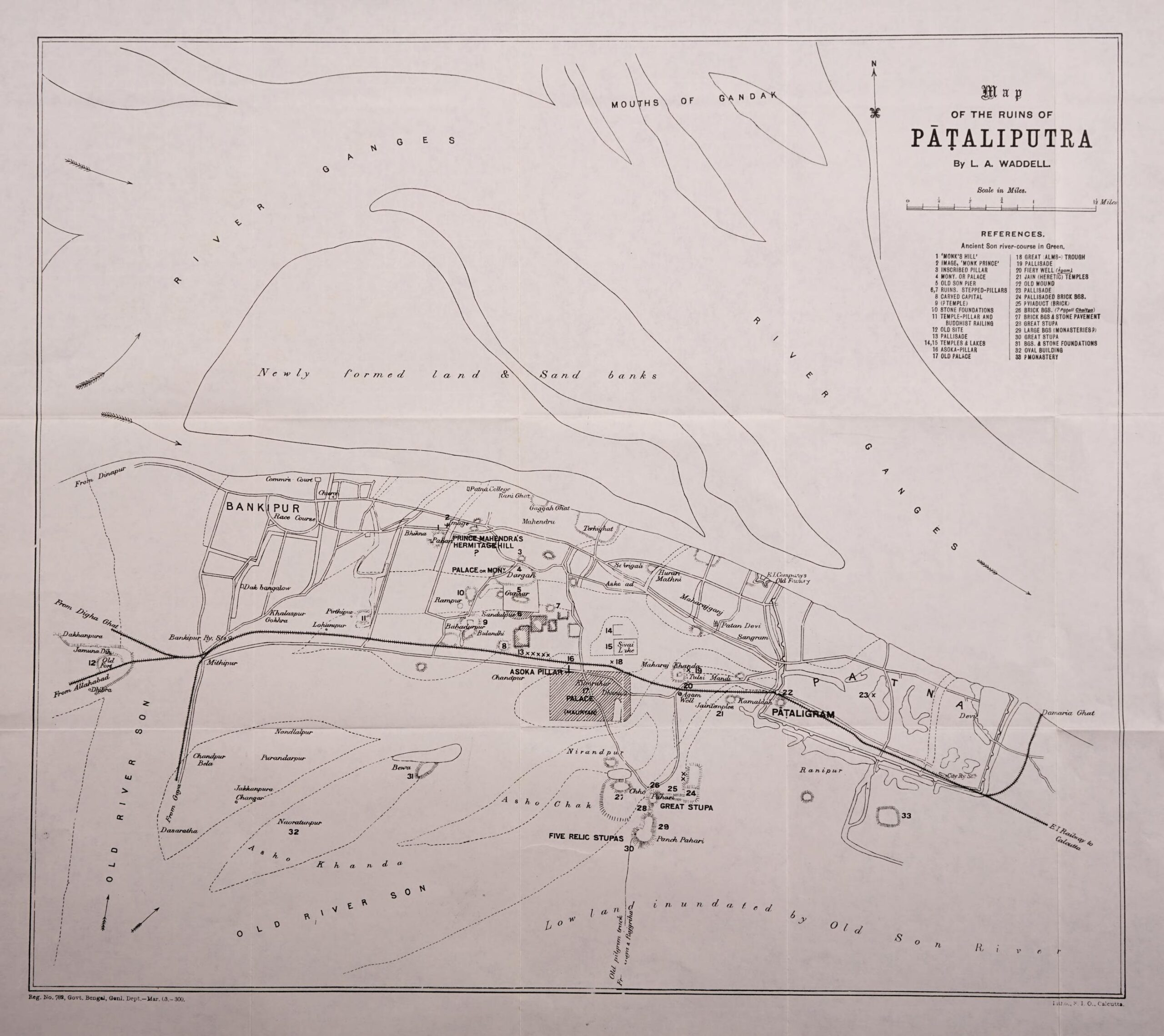 Location of Kukkutarama monastery